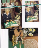 Julia Warnier-Laridon-Van Walleghem, Brugge 1891, 1999. Honderdjarige (plus Twee Postkaarten) - Esquela