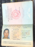 VIET NAMESE-OLD-ID PASSPORT VIET NAM-PASSPORT Is Still Good-name-do Thi Le Chi-2009-1pcs Book - Verzamelingen