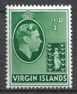 1938 VIRGIN ISLANDS MLH STAMP (Michel # 72) - British Virgin Islands