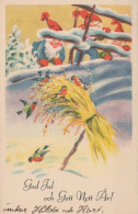 Buon Anno Natale GNOME Vintage Cartolina CPSMPF #PKD359.IT - New Year