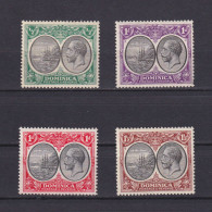 DOMINICA 1923, SG #71-75, CV £40 Part Set, MH - Dominique (...-1978)