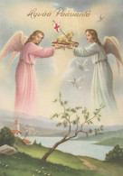 ANGELO Natale Vintage Cartolina CPSM #PBP553.IT - Angeli