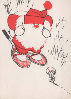 Buon Anno Natale GNOME Vintage Cartolina CPSM #PBL986.IT - New Year