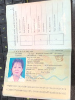 VIET NAMESE-OLD-ID PASSPORT VIET NAM-PASSPORT Is Still Good-name-vo Thi Kim Hoa-2001-1pcs Book - Collezioni