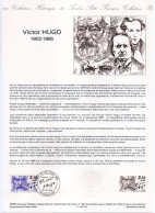 - Document Premier Jour Victor HUGO (1802-1885) - BESANCON 23.2.1985 - - Ecrivains