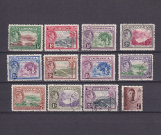 DOMINICA 1938, SG #99-109, CV £30, Part Set, Used - Dominique (...-1978)