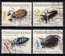 Tchécoslovaquie 1992 Mi 3122-5 (Yv 2920-3), Obliteré - Usati