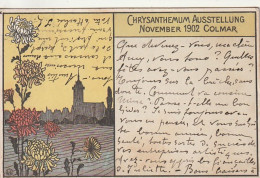 COLMAR November 1902 Chrysanthemum Ausstellung Illustrateur Hansi - Colmar