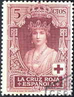 SPAGNA, SPAIN, CROCE ROSSA, RED CROSS, 1926, USATI Mi:ES 300, Scott:ES B3, Yt:ES 289 - Gebraucht