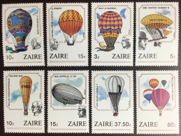 Zaire 1984 Manned Flight Anniversary Balloons MNH - Nuovi