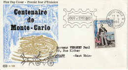 Monaco YT 690 FDC : Prince Charles III - 1966 - FDC