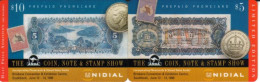 AUSTRALIA UNIDIAL $5 & $10 BANKNOTE STAMPS COIN SHOW IN BRISBANE1998 500 ONLY !!!!!! READ DESCRIPTION !! - Australien