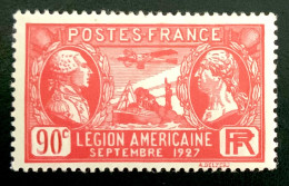 1927 FRANCE N 244 LÉGION AMÉRICAINE SEPTEMBRE 1927 - NEUF** - Nuovi