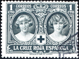SPAGNA, SPAIN, CROCE ROSSA, RED CROSS, 1926, USATI Mi:ES 298, Scott:ES B1, Yt:ES 288 - Gebruikt