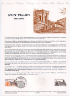 - Document Premier Jour MONTPELLIER 985-1985 - - Documenten Van De Post