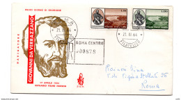 Italia FDC Venetia 1964 Giovanni Da Verazzano Viaggiata Racc. Per L'Italia - FDC