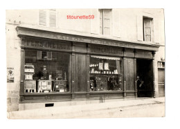 PHOTO ORIGINALE MAGASIN QUINCAILLERIE-"MAISON F. MAGADOUX" à IDENTIFIER- (Dim. : 17,1 X 11,9cm) - Métiers