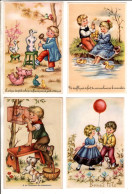 8 Cpa Fantaisie Illustrateur Enfants- Cartes Postales Ancienne - Cartes Postales Ancienne - 1900-1949