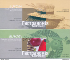 2005 EUROPA CEPT Bielorussia N.2 Libretti Gastronomia  MNH** - Otros & Sin Clasificación