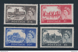 1955 GRAN BRETAGNA GREAT BRITAIN Elisabetta II 283/286 MNH** - Sonstige & Ohne Zuordnung