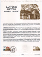 - Document Premier Jour SAINTONGE ROMANE - EGLISE DE TALMONT 15.6.1985 - - Iglesias Y Catedrales