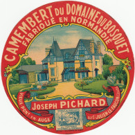 ETIQUETTE DE  CAMEMBERT JOSEPH PICHARD VIEUX PONT EN AUGE - Cheese