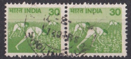 Inde  - 1970  1979 -   Y&T  N °   595   Paire  Oblitérée - Used Stamps