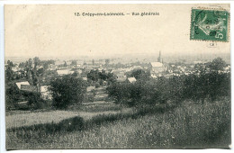 CPA 1909 * CRÉPY EN LAONNOIS Vue Générale * Collection E.C. - Victor Gérard Dépositaire - Autres & Non Classés