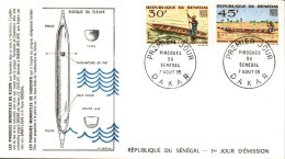 SENEGAL FDC 1965 PIROGUES - Sénégal (1960-...)