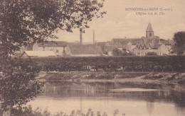 78 - BONNIERES Sur Seine - L'église Vue De L'Ile - Bonnieres Sur Seine