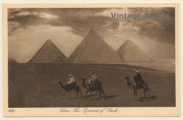 Lehnert & Landrock N°1042: Cairo - The Pyramid Of Gizeh / Camel (Vintage PC 1910s/1920s) - Otros & Sin Clasificación