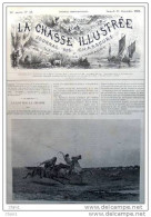 Wolf - Chasse Au Loup De Prairie - Gravure Pranishnikoff - Page Original 1881 - Stampe & Incisioni