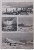 En Algérie - Sahara Oranais- Chellala Dahr'mia - Chellala Gueblia - Col De Tadzima - Page Original  1881 - Documents Historiques