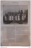 Azay-le-Rideau - Page Original 1881 - Documents Historiques