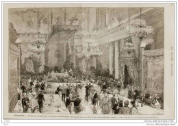 Stockholm - Les Fêtes Du Mariage Royal - La Salle Du Trône Du Château Royal - Page Original - 1881 - Historical Documents