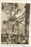Autriche-Hongrie - Vienne - L'incendie Du Stadt-Theater - Page Original  1881 - Historische Documenten