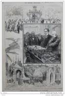 États-Unis - Funérailles Du Président Garfield à Cleveland - Page Original 1881 - Historische Documenten