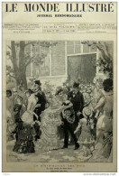 La Distribution Des Prix - Un Jeune Lauréat De Sainte-Barbe  - Page Original  1881 - Historische Documenten