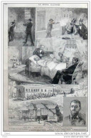 Attentat Contre M. Garfield - Président Des États-Unis - Guitteau - Assassin De M. Garfield - Page Original 1881 - Historische Documenten