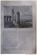 Château De Montreuil - Page Original 1881 - Historical Documents