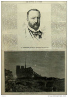 M. Sainte-Claire Deville  - Paris - La Comète Vu Du Quai Des Tournelles - Page Original  1881 - Historische Documenten