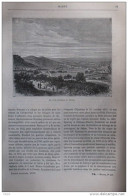 Ay Et La Montagne De Reims - Page Original 1881 - Historical Documents