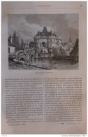 Hôtel De Ville De Vendôme - Page Original 1881 - Historical Documents