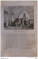 église De Saint-Sever - Page Original 1881 - Historical Documents