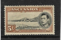 ASCENSION 1938 5s SG 46 PERF 13½ UNMOUNTED MINT Cat £100 - Ascension