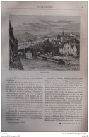 Le Vieux Nérac - Page Original 1881 - Historical Documents