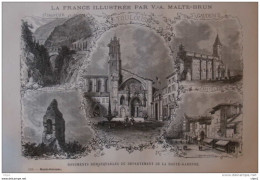 St. Sauveur - Labarthe - St. Gaudens - Toulouse - Page Original 1881 - Historische Documenten