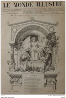 "la Nativité" - Page Original 1881 - Historische Documenten