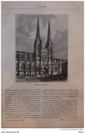 Cathédrale De Bordeaux - Page Original 1881 - Historische Documenten