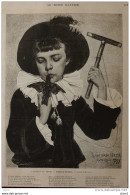 "l'enfant Au Tarin", Tableau De Van Beers - Page Original 1881 - Historische Dokumente